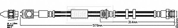 BORG & BECK Jarruletku BBH7960